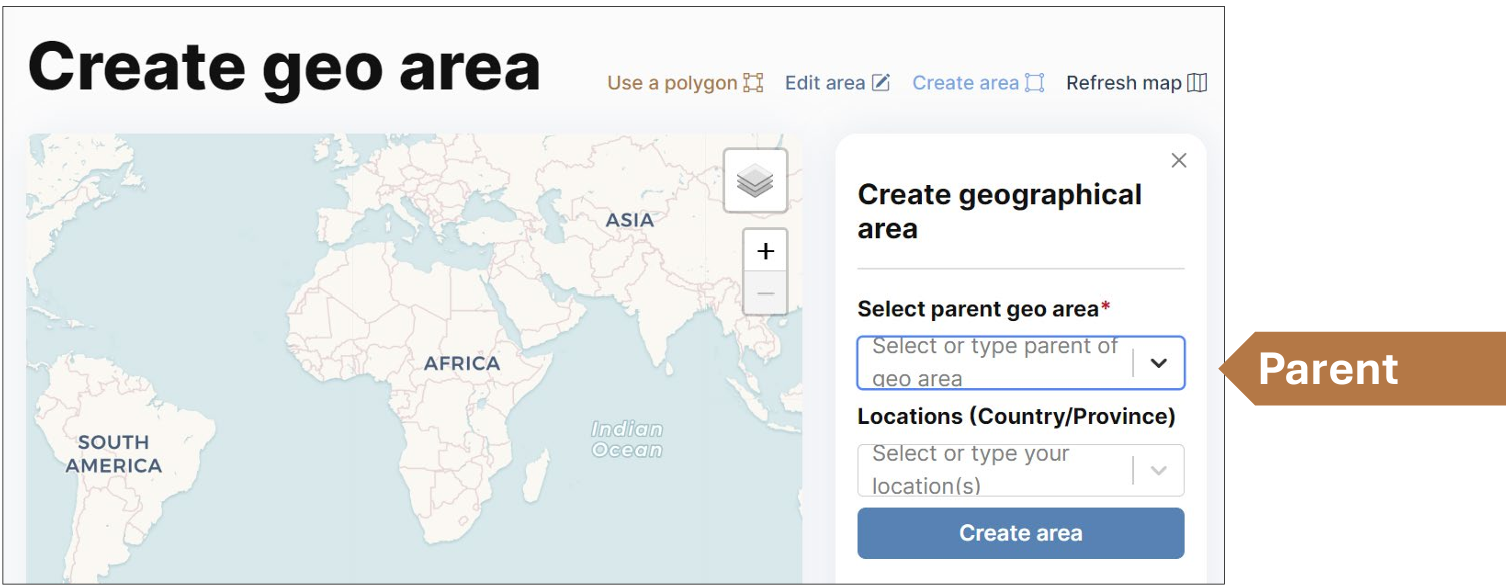 STOCKHOLM: How to create Geographical Areas - ESUPS