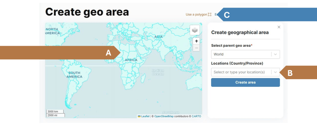 STOCKHOLM: How to create Geographical Areas - ESUPS