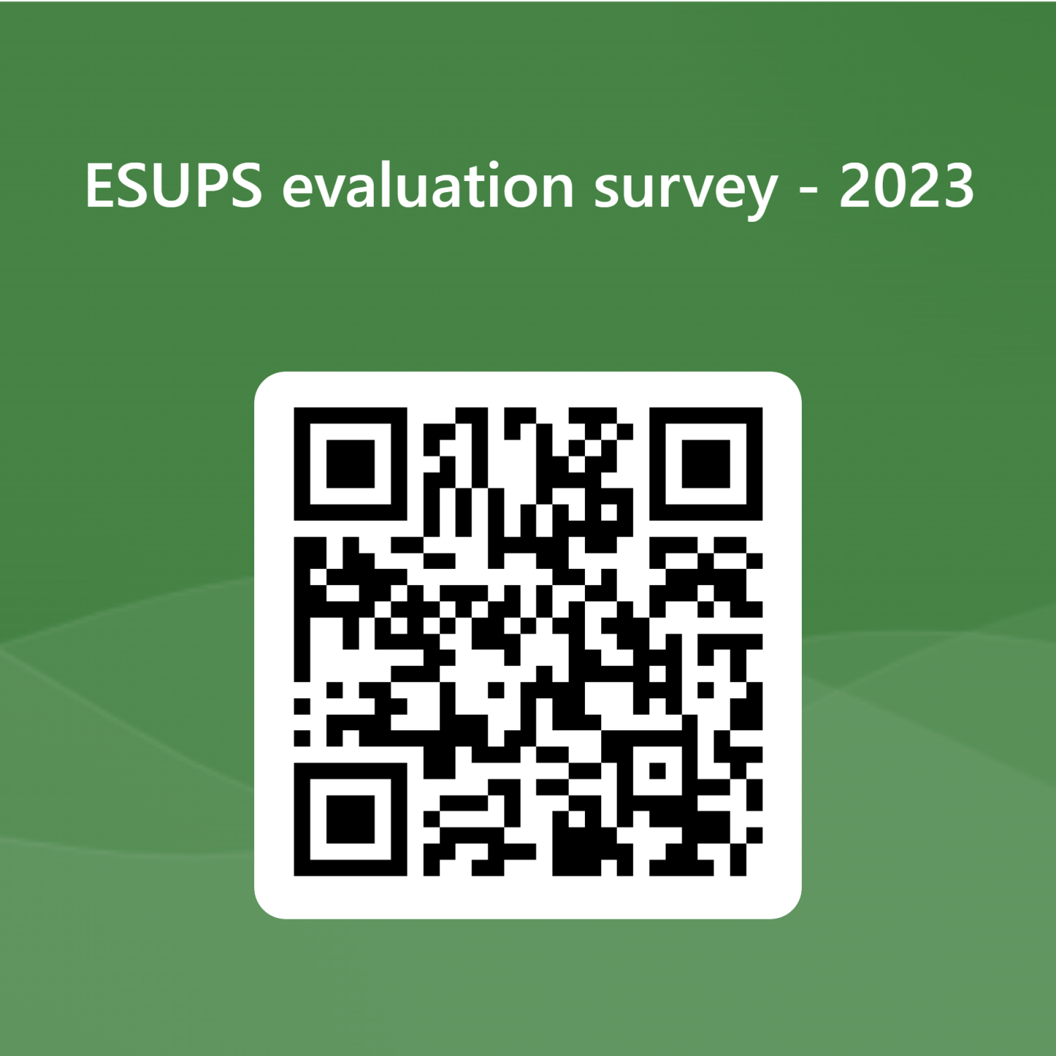 ESUPS survey 2023