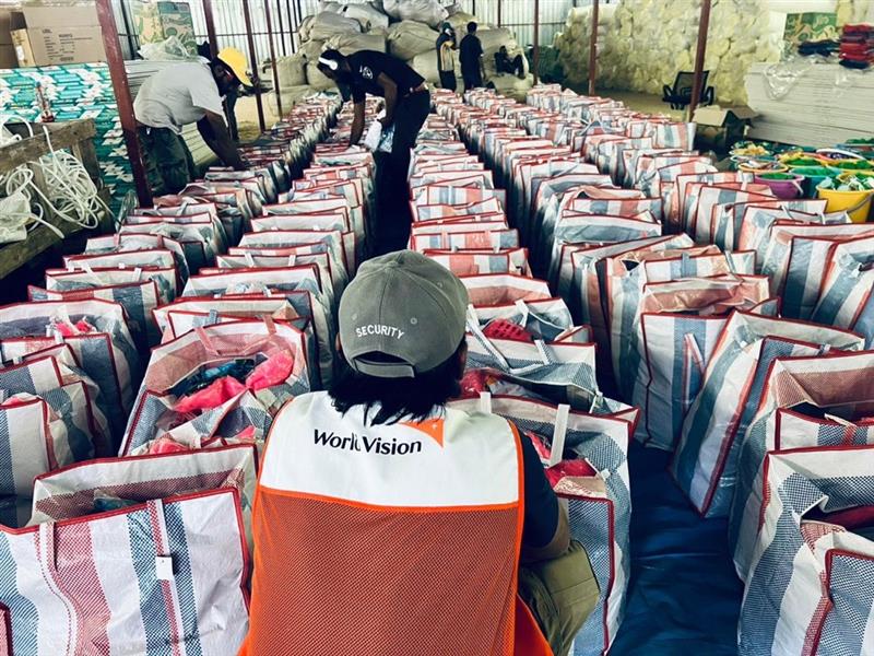 Emergency relief items in Enga province, Papua New Guinea